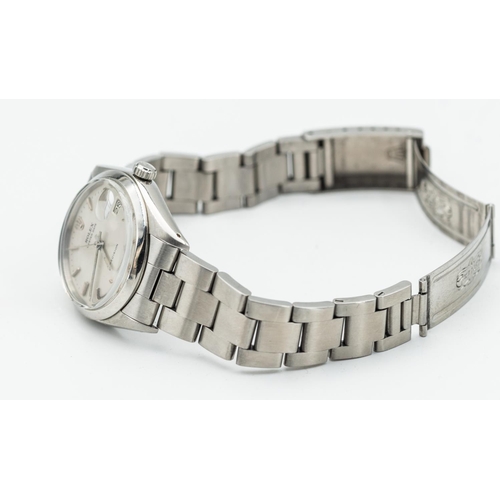 445 - Vintage Gentleman's Rolex Oyster Date Just Wristwatch with Original Bracelet Working Order