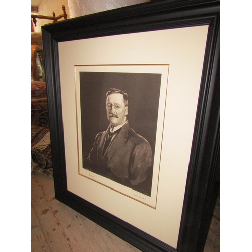 Original Lithograph Sir John Lavery Original Lithographic Print of Arthur Griffith Signed by Both Lavery and Griffith Rare Good Original Condition Approximately 24 Inches High x 20 Inches Wide