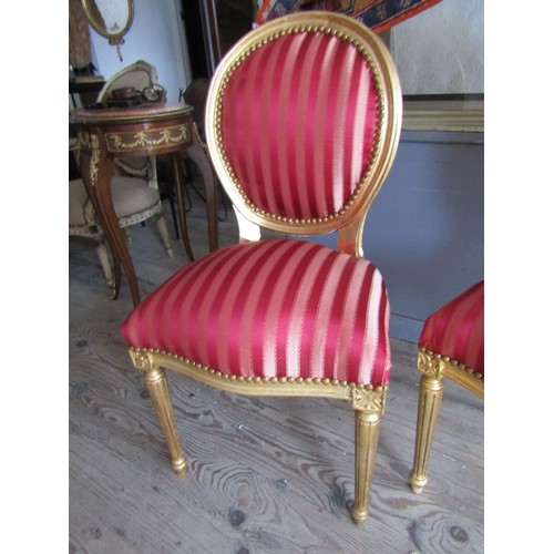 Side Chair Gilded Serpentine Front Rail