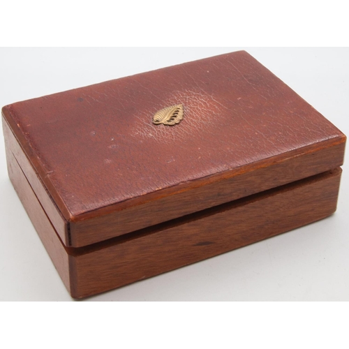 51 - Collection of Various Coins contained within Mahogany Box Leaf Detailing to Hinged Cover Quantity As... 