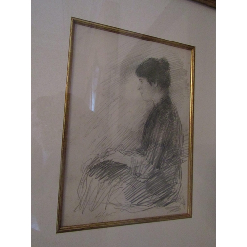73 - John Butler Yeats (16 March 1839 Ð 3 February 1922) Portrait of Lily Yeats Titled by the Artist Char... 
