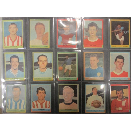 53 - Coln. of football sets, in a large modern album, in variable cond., incl. A. & B.C. Footballers 1961... 