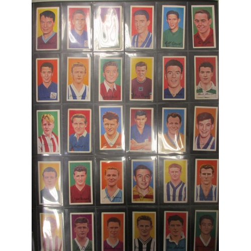 53 - Coln. of football sets, in a large modern album, in variable cond., incl. A. & B.C. Footballers 1961... 