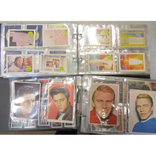 57 - Coln. of complete and part sets, in 6 albums, in variable cond., incl. A. & B.C. Man on the Moon (63... 