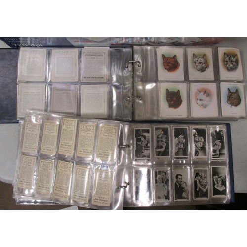 11A - Coln. of complete and part sets, in albums, in variable cond., incl. Hill Crystal Palace Souvenir Ca... 