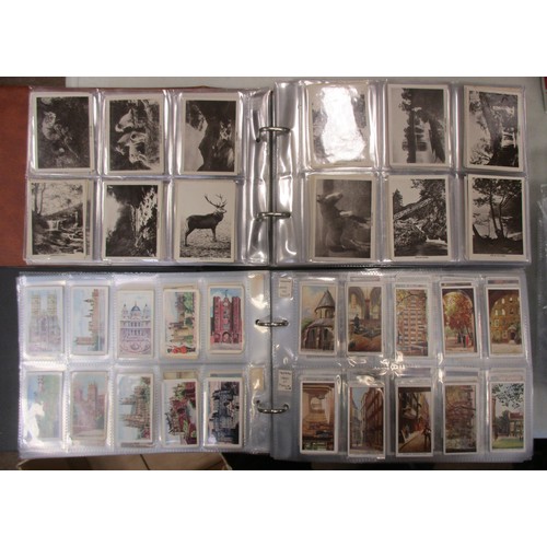 21 - Coln. of complete and part sets, in 4 albums, in variable cond., incl. Allman Pin-Up Girls L set, Ca... 