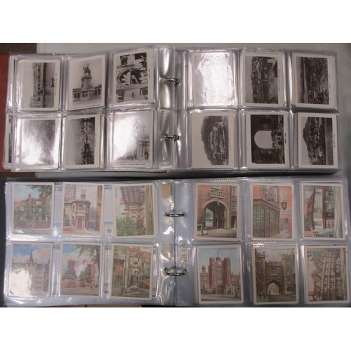 21 - Coln. of complete and part sets, in 4 albums, in variable cond., incl. Allman Pin-Up Girls L set, Ca... 