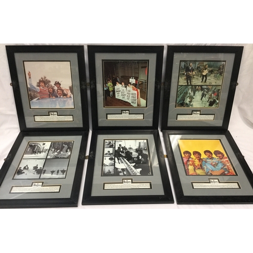 12 Beatles Anthology Framed Photo S The Beatles Anthology Photo Release Plate S From 1995 This Was