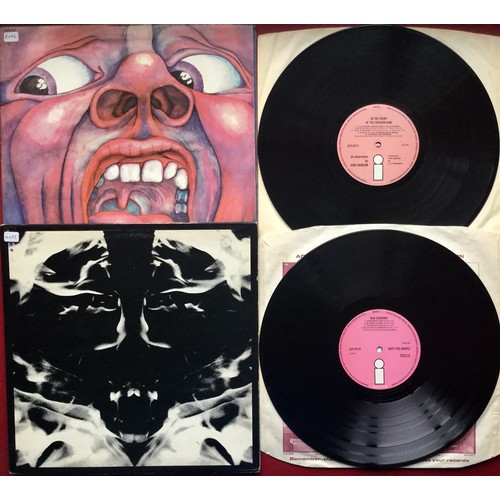 2 X RARE PINK ISLAND LABELED VINYL RECORDS. On ILPS9111 we Barnebys