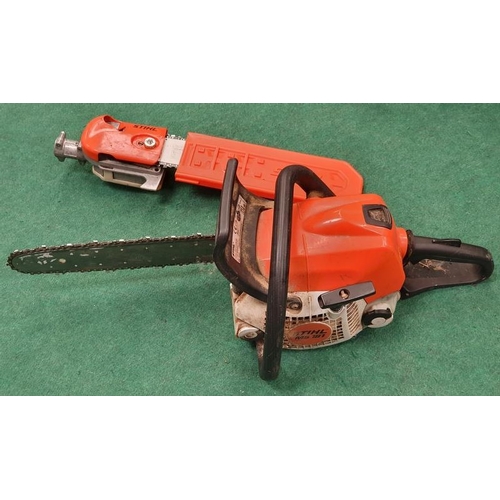 A Stihl Ms 181 Chainsaw Together With A Stihl Chainsaw Blade Ref 30 33