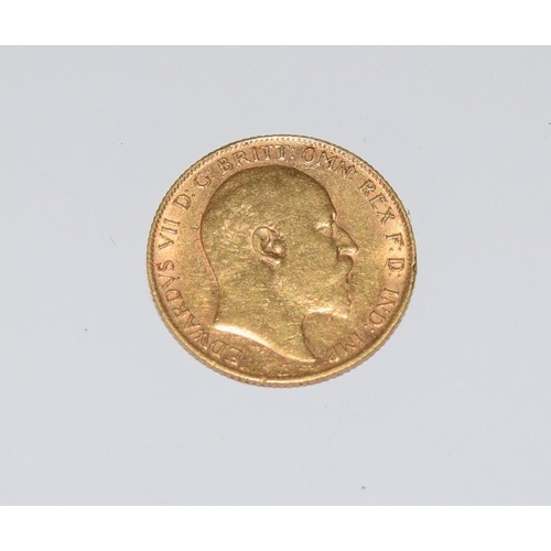 1122 - 1/2 Sovereign dated 1910.