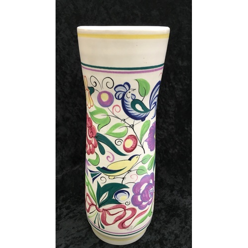 106 - Poole Pottery LE pattern vase.
