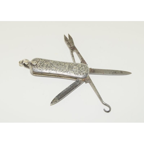 174 - 1902 Silver Penknife, Fully Hallmarked.