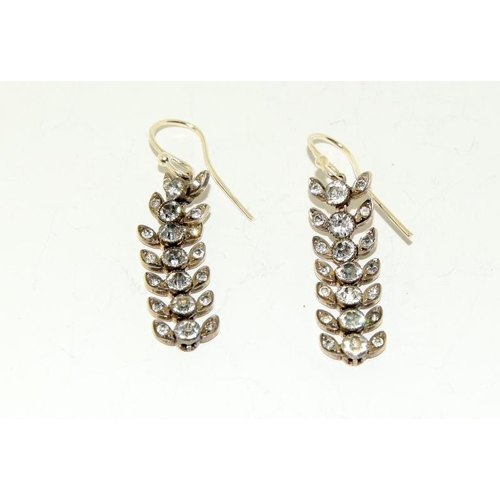 97 - Silver Paste Earrings. (L20)