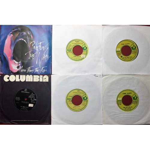 1 - 6 X PINK FLOYD SINGLE RECORDS. Nice bunch of 45's to include 'See Emily Play' on Columbia DB 8214 - ... 