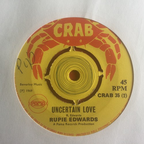 10 - RUPIE EDWARDS 'UNCERTAIN LOVE / LONG LOST LOVE' UK 7