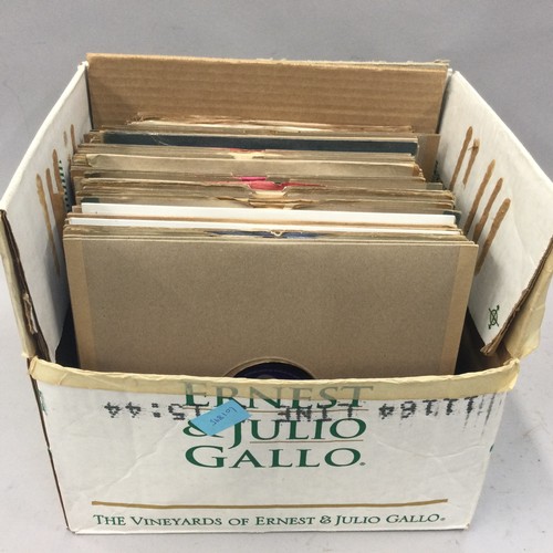 375 - LARGE BOX OF 78rpm RECORDS. A collection on various labels to include - Marty Wilde - The Vipers - T... 