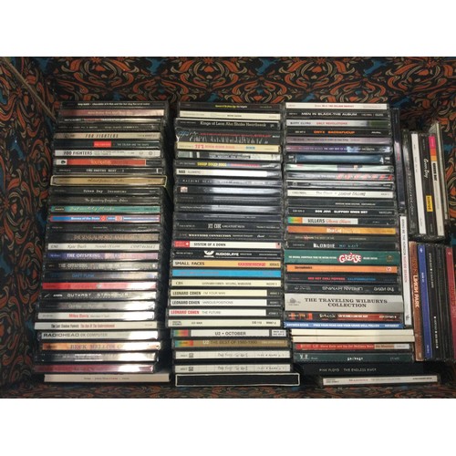 318 - LARGE BOX OF COMPACT DISC'S. Various genre's and artist's to include - Pink Floyd - Sex Pistols - Ro... 