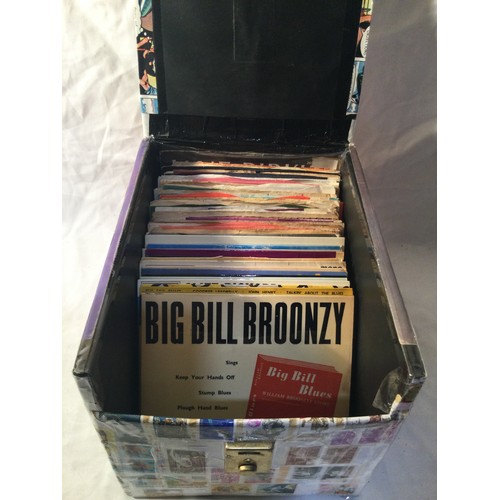 39 - BOX OF VARIOUS E.P’s & 7” VINYL RECORDS. Mainly a collection from the 50’s and 60’s to include artis... 