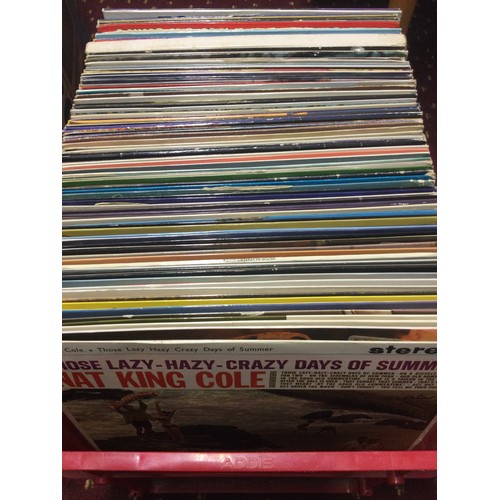 388 - CRATE OF EASY LISTENING VINYL RECORDS. Mainly on the instrumental and vocal side we have this collec... 