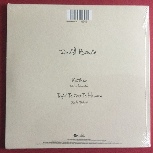 8 - DAVID BOWIE  'MOTHER/ TRYIN’ TO GET TO HEAVEN'  7” CREAM VINYL. To celebrate what would have been th... 