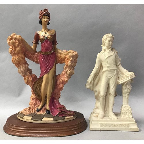 37 - Collection of decorative figurines to include Coalport and Leonardo (tallest figure approx 15