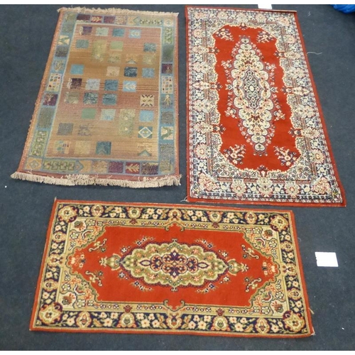 536 - Selection of quality rugs, 3 in all. 46