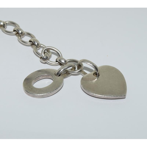 135 - A silver links of London bracelet.