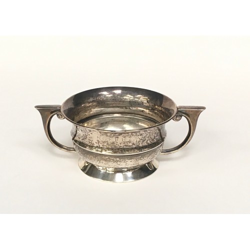21 - Silver twin handled bowl  100gm