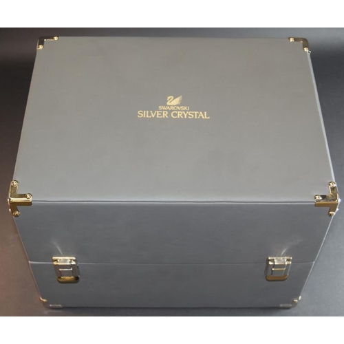 239 - Swarovski Crystal Maxi Swan/Giant 189254 comes in custom made grey padded box.