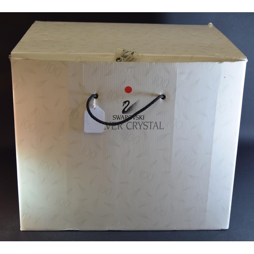 239 - Swarovski Crystal Maxi Swan/Giant 189254 comes in custom made grey padded box.
