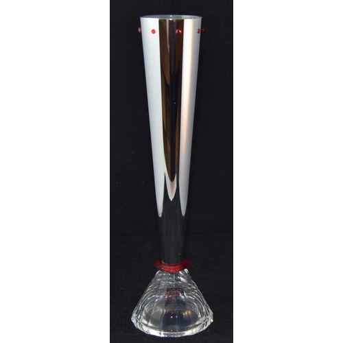 32 - Swarovski Crystal Gemini vase, code 206210 retired, boxed with paperwork.
