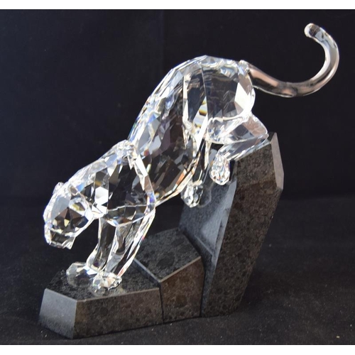 81 - Swarovski Crystal large Panther part of the Soulmates theme group code 874337 retired, boxed with pa... 