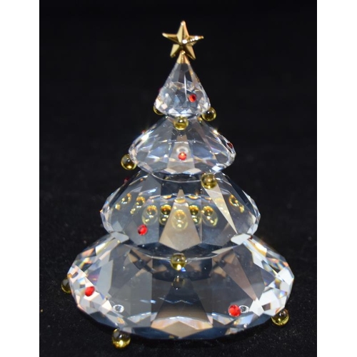 86 - Swarovski Crystal Christmas Tree code 266945 retired, boxed with paperwork.