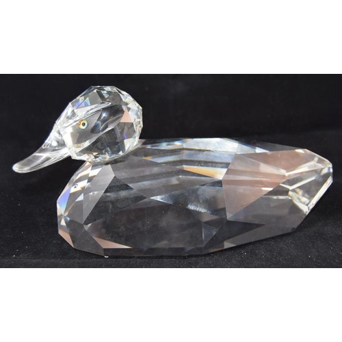 80 - Swarovski Crystal Giant Mallard Duck part of the Beauties of the Lake collection, code  014438, 25cm... 