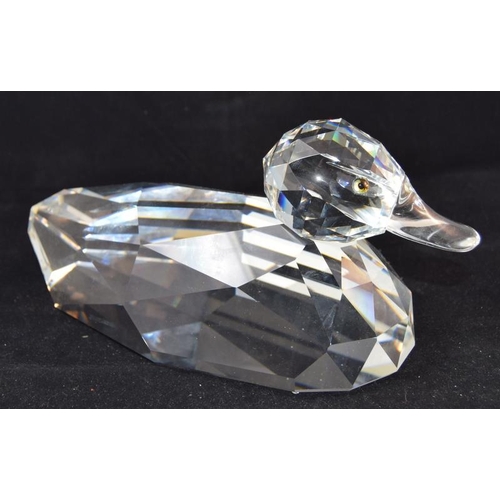80 - Swarovski Crystal Giant Mallard Duck part of the Beauties of the Lake collection, code  014438, 25cm... 