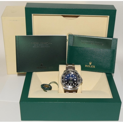 47 - Rolex Deep Sea, model 126660, James Cameron, box and papers, 2019. (ref 22)