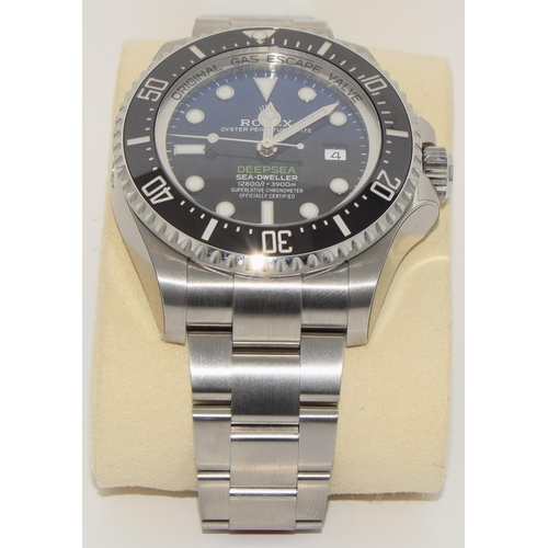 47 - Rolex Deep Sea, model 126660, James Cameron, box and papers, 2019. (ref 22)