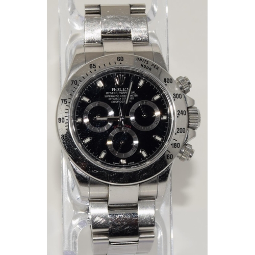 32 - 2015 Rolex stainless steel, Daytona ref - 116520, box and papers (ref 9)