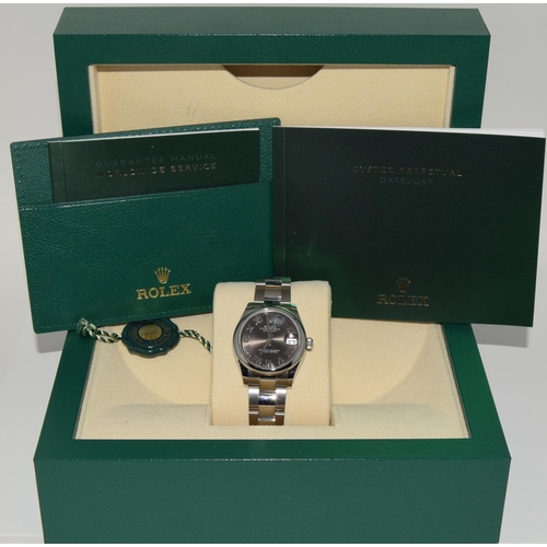 14 - A Ladies Rolex, Datejust model 278240, 2021, boxed and papers. (ref 101)