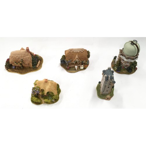 15 - Lilliput Lane x 5 to include: L2909 Snuggledown, 821 Aimsfield Tower, L2274 Out For A Duck, L2205 Gr... 