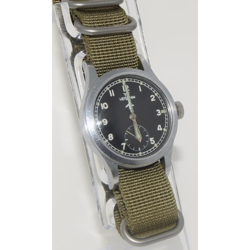 19 - Lemania Military wristwatch W:W.W Q3399 The Dirty Dozen. Approx. year 1945, good condition.