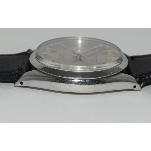 33 - Rolex Oyster Precision silver dial Model 6426, movement 1225 year approx 1973, working condition on ... 