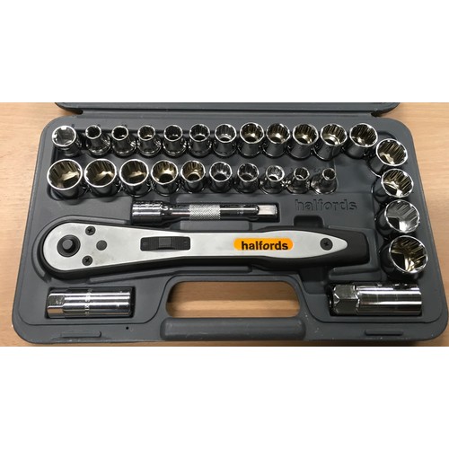 Halfords socket set (39) Barnebys