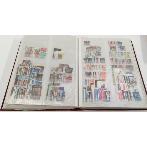 46 - Pair of large stockbooks (Linder and Universal) containing world and commonwealth stamps
