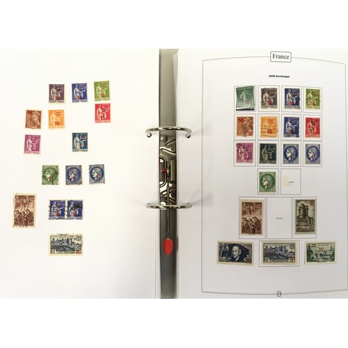 47 - Well presented folder of French stamps