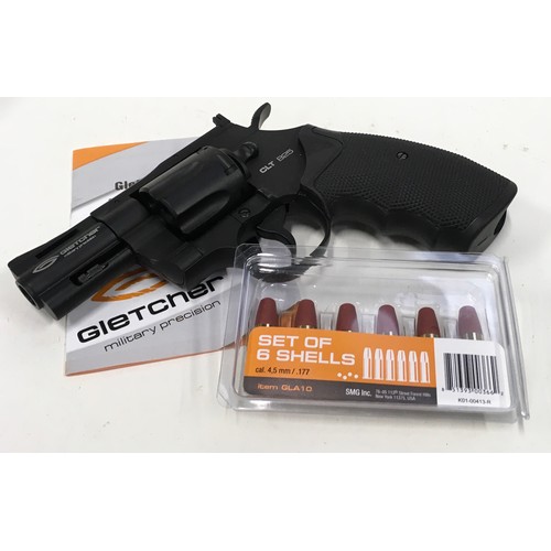 116 - Quality Gletcher CLT B25 .177 Air Pistol in excellent condition boxed. *RESTRICTIONS APPLY. REFER TO... 