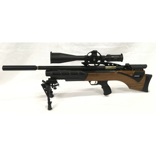 140 - Quality Daystate Pulsar air rifle in excellent condition with fitted Hawke Sidewinder 8-32x56 scope.... 