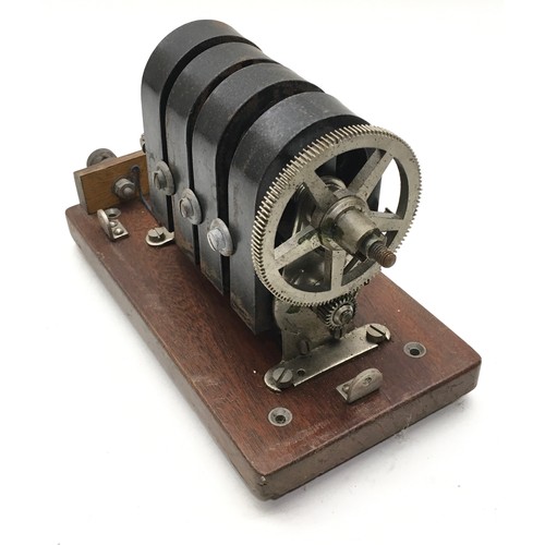 184 - A vintage electric dynamo machine (possibly for use while fishing).