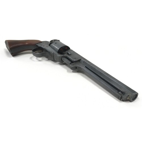 133 - Quality Colt black powder 1860 model army revolver. Non firing replica. Possibly by Denix. *RESTRICT... 